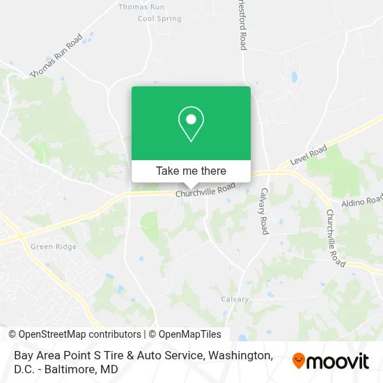 Bay Area Point S Tire & Auto Service map