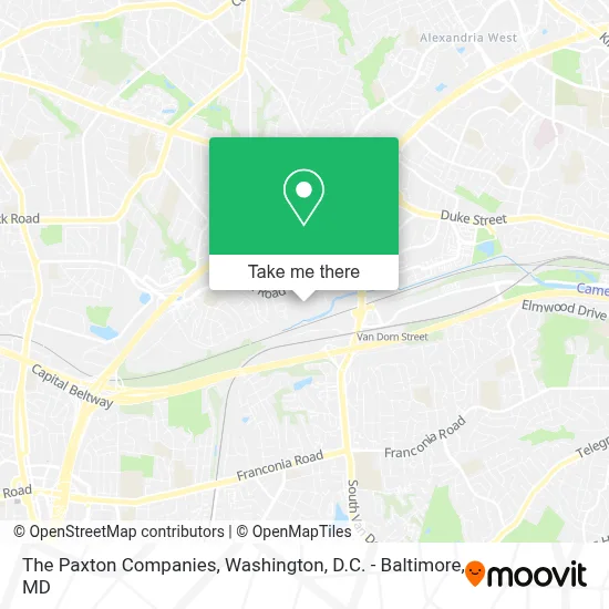 The Paxton Companies map