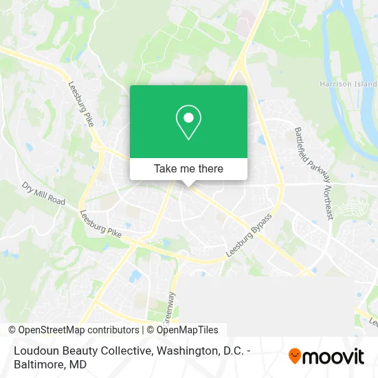 Loudoun Beauty Collective map