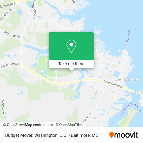 Budget Mover map