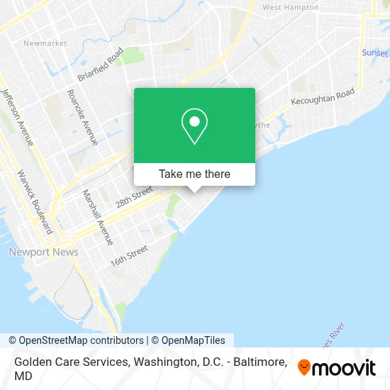 Golden Care Services map