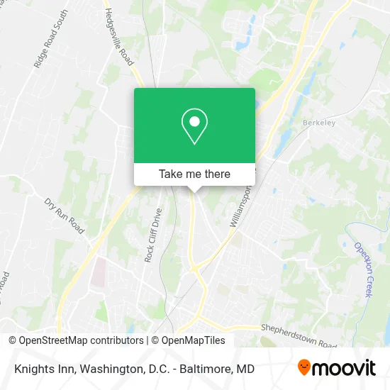 Knights Inn map