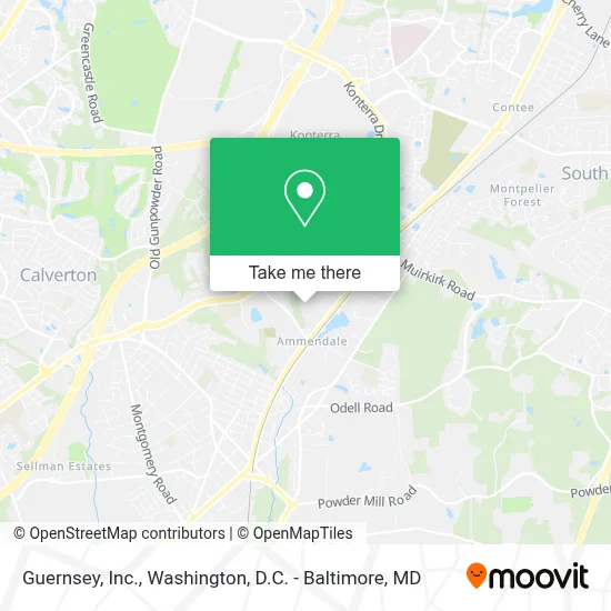 Guernsey, Inc. map