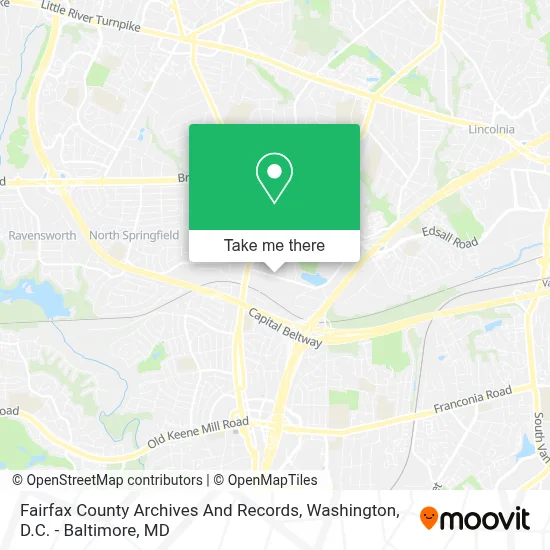 Fairfax County Archives And Records map