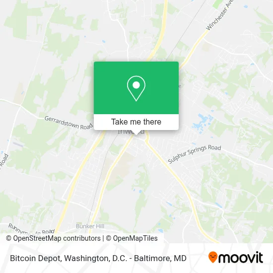 Bitcoin Depot map