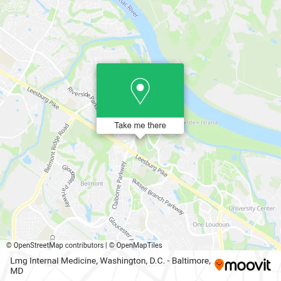 Lmg Internal Medicine map