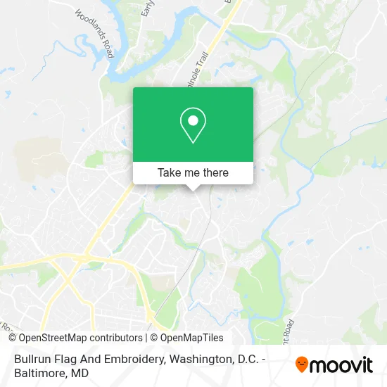 Bullrun Flag And Embroidery map