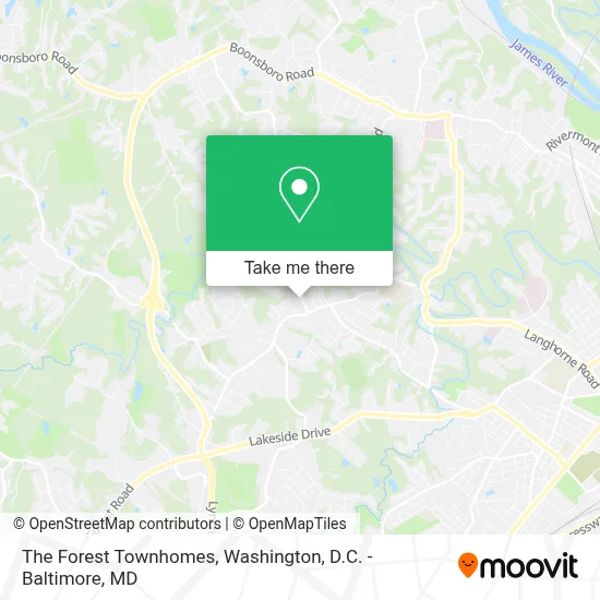 The Forest Townhomes map