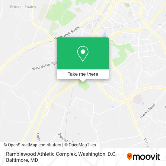 Ramblewood Athletic Complex map