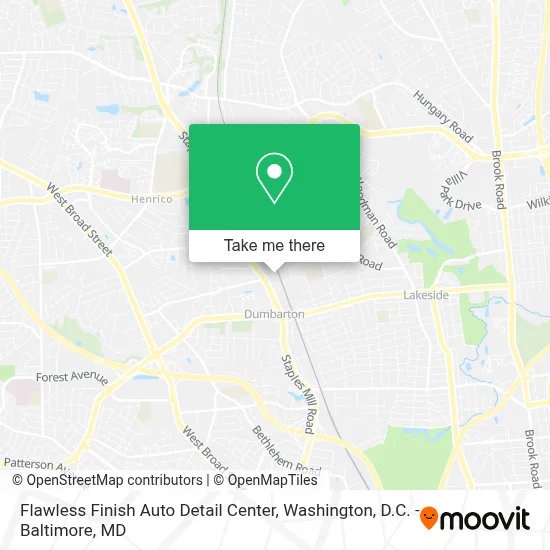 Flawless Finish Auto Detail Center map