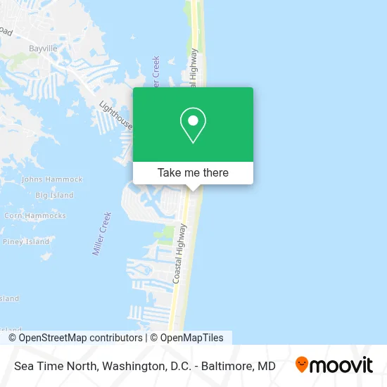 Sea Time North map