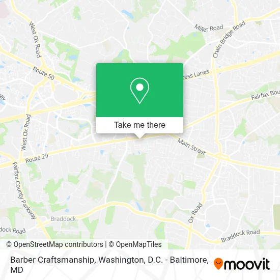 Barber Craftsmanship map