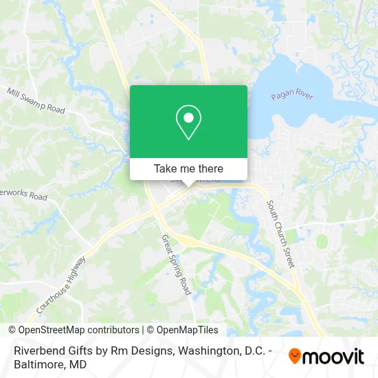 Riverbend Gifts by Rm Designs map