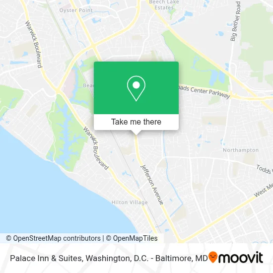 Palace Inn & Suites map