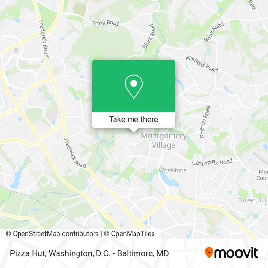 Pizza Hut map