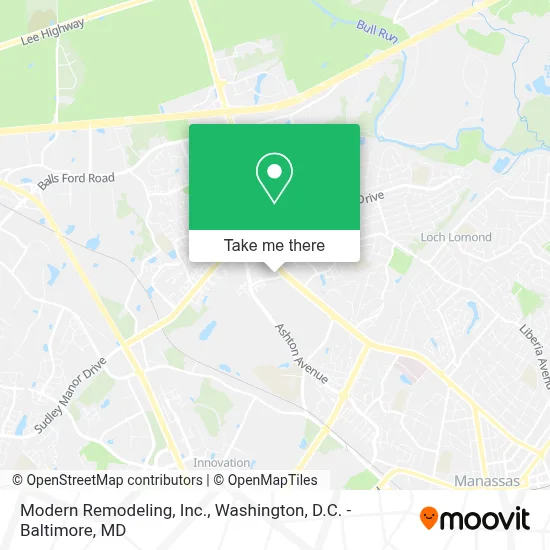 Modern Remodeling, Inc. map