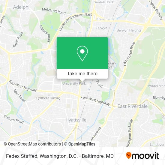 Fedex Staffed map