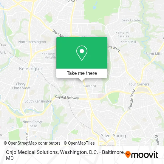 Onjo Medical Solutions map