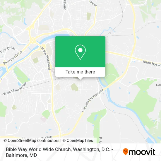 Bible Way World Wide Church map