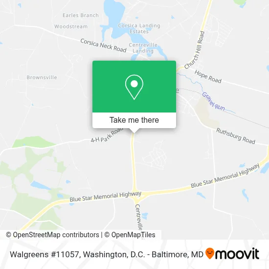 Walgreens #11057 map
