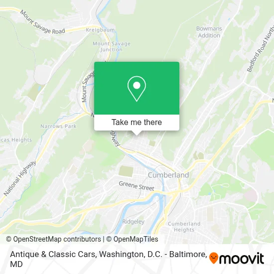 Antique & Classic Cars map