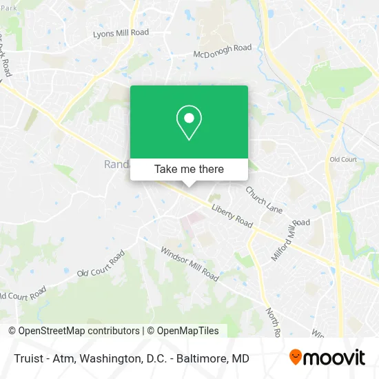 Truist - Atm map