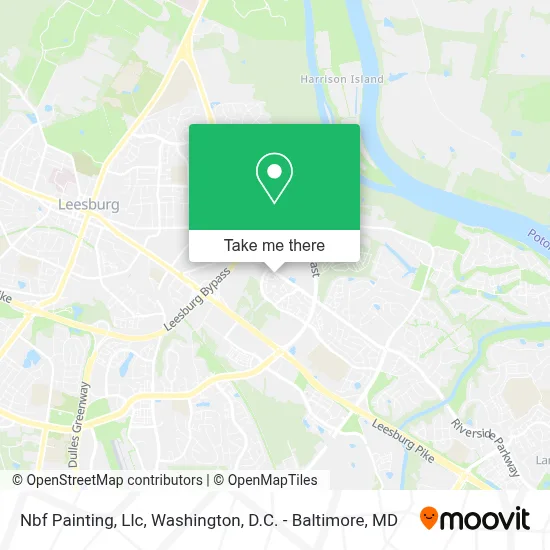 Nbf Painting, Llc map