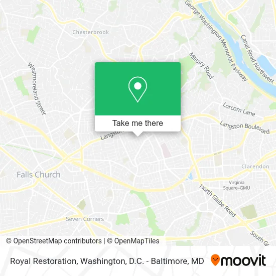 Royal Restoration map