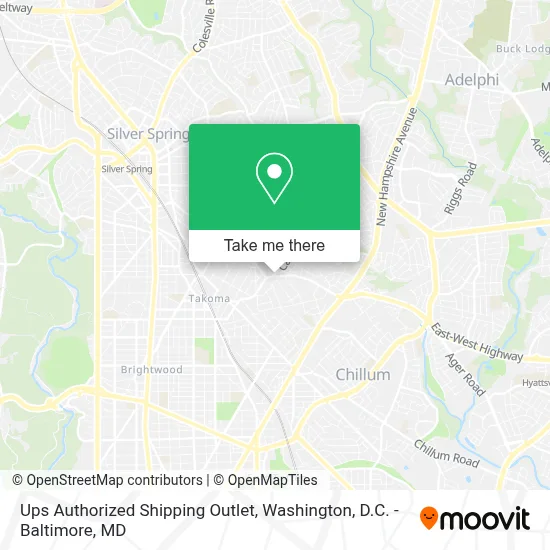 Ups Authorized Shipping Outlet map