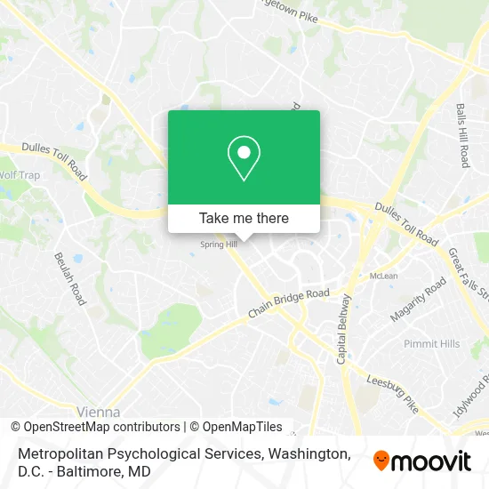 Metropolitan Psychological Services map