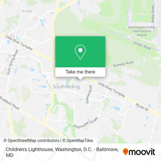 Children's Lighthouse map