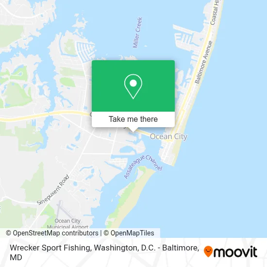 Wrecker Sport Fishing map