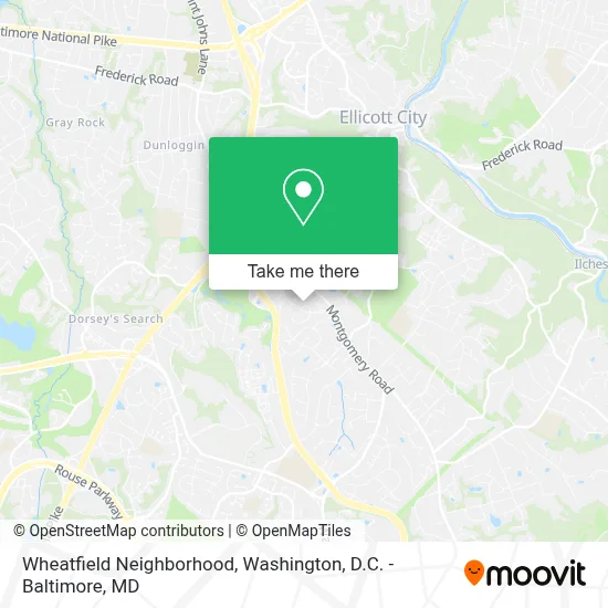 Wheatfield Neighborhood map