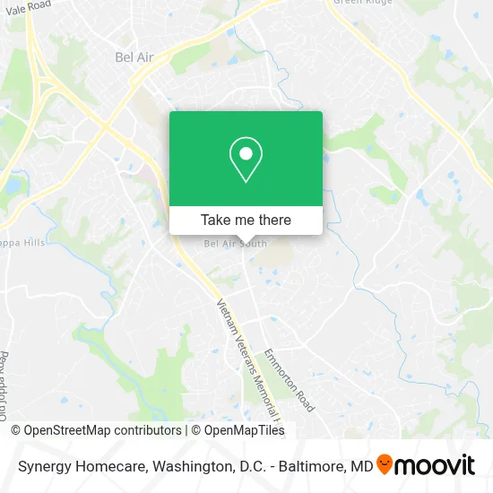 Synergy Homecare map