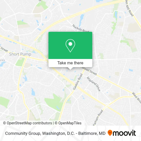 Community Group map