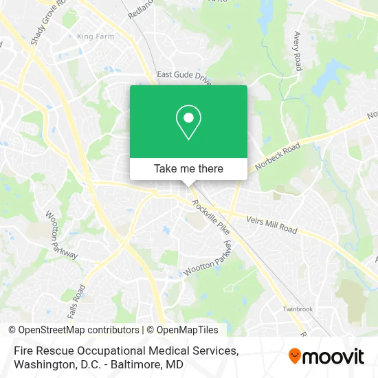 Fire Rescue Occupational Medical Services map