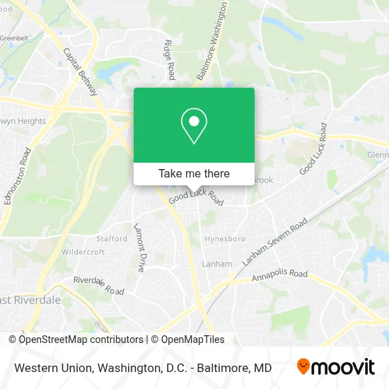 Western Union map