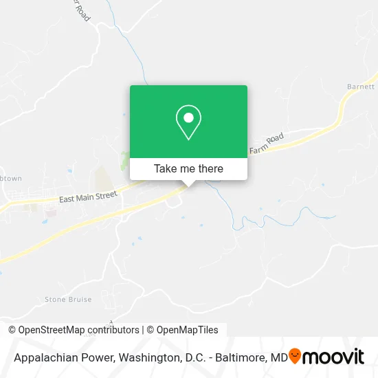 Appalachian Power map