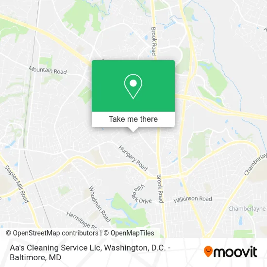 Aa's Cleaning Service Llc map