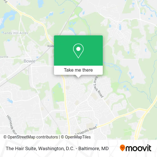 The Hair Suite map