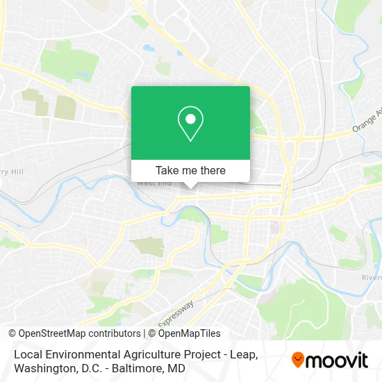 Local Environmental Agriculture Project - Leap map