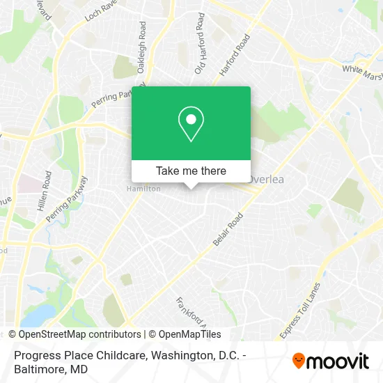 Progress Place Childcare map
