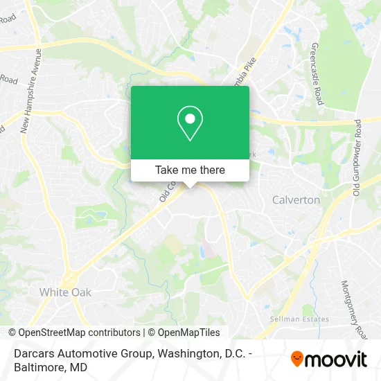Darcars Automotive Group map
