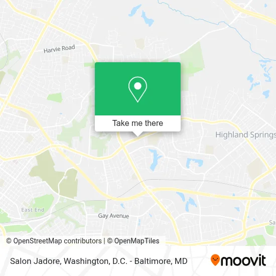 Salon Jadore map