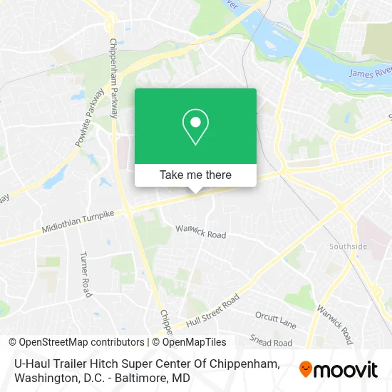 U-Haul Trailer Hitch Super Center Of Chippenham map