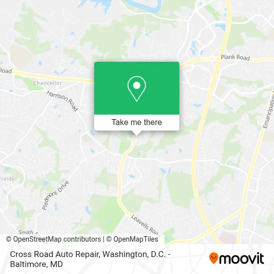 Cross Road Auto Repair map