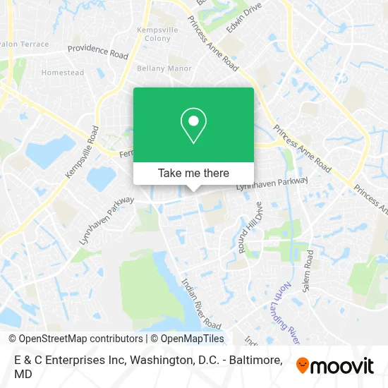 E & C Enterprises Inc map