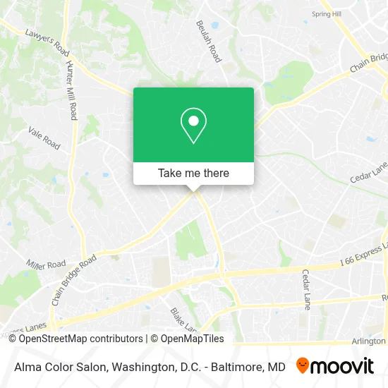 Alma Color Salon map