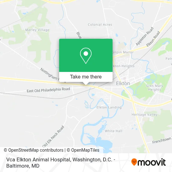 Vca Elkton Animal Hospital map