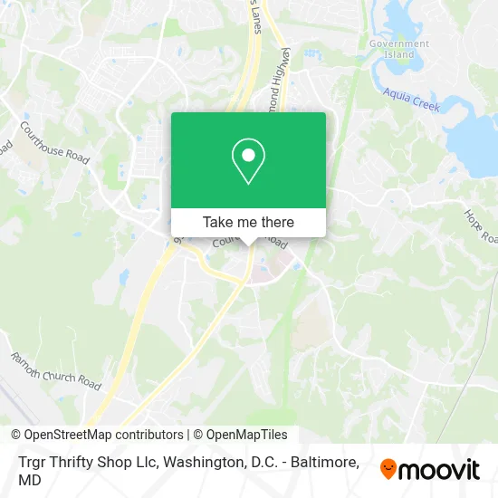 Trgr Thrifty Shop Llc map